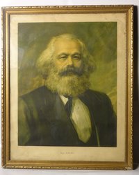 Karl Marx arcképe