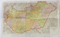Magyarország megyéit és domborzati-vízrajzi viszonyait ábrázoló térképek