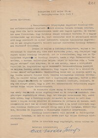 Borsi Darázs József levele a sümegi múzeumnak Noszlopy Gáspárral kapcsolatban