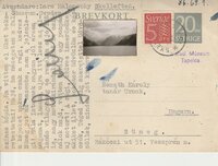 Levelezőlap egy svédországi emigránstól Sümegre