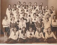 A tapolcai Állami Polgári Leányiskola IV. osztálya 1929/30