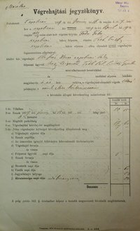 Végrehajtási jegyzőkönyv 1879